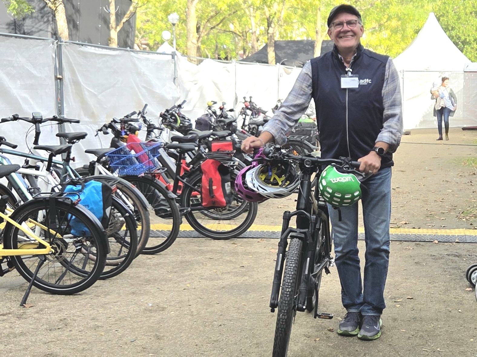 Fahrradgarderobe am Stadtfest | © Karoline Deißner